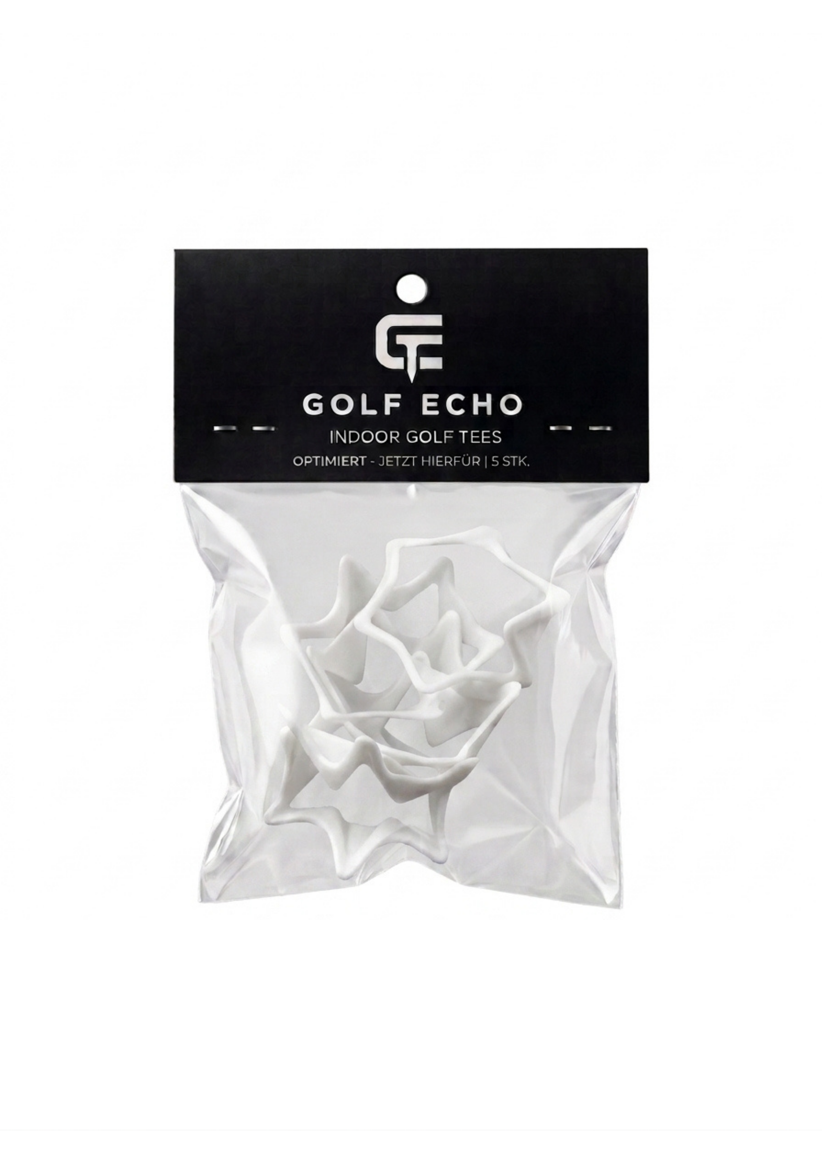 Indoor Golf Tees | 5 Stück | Klein | Weiß