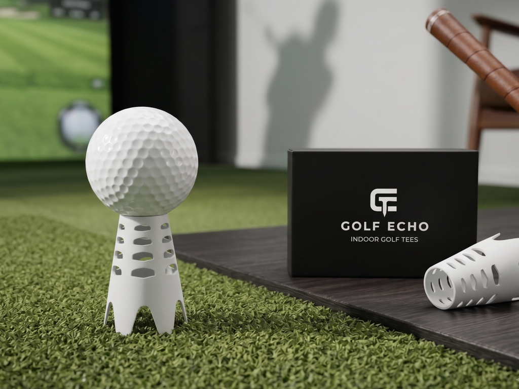 Indoor Golf Tees | 5 Stück | Groß | Weiß