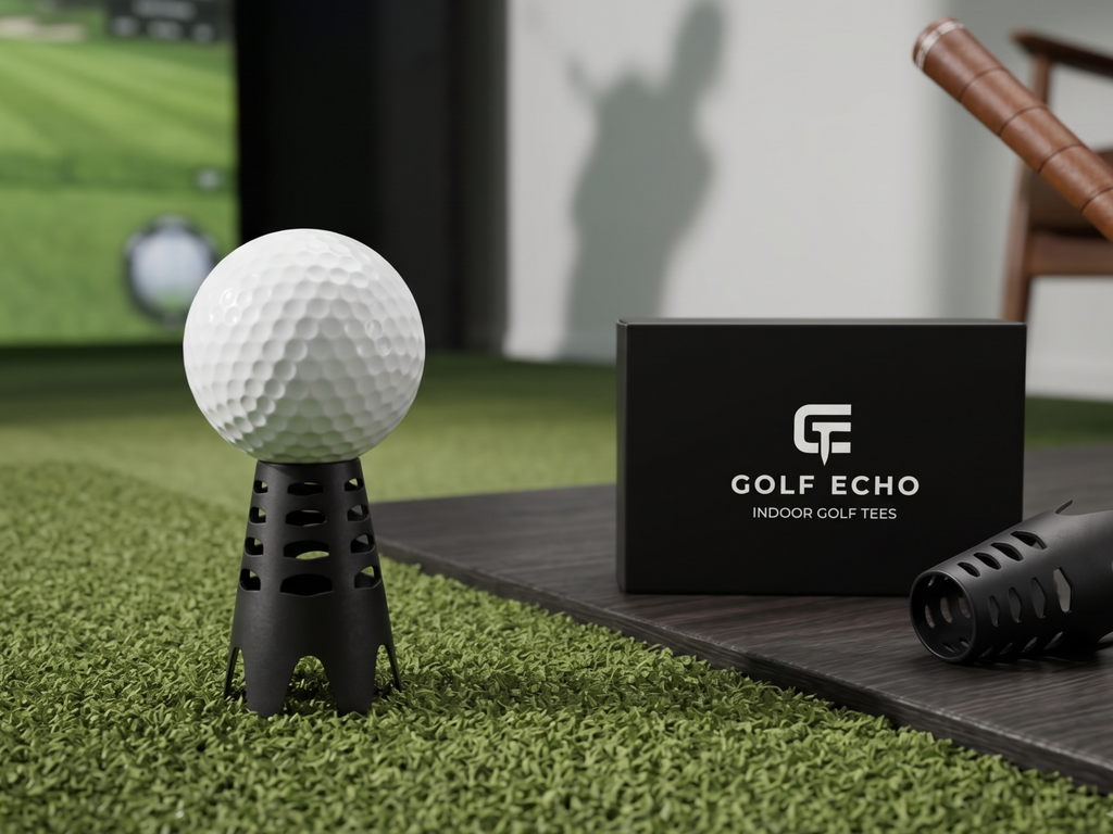 Indoor Golf Tees | 5 Stück | Groß | Schwarz
